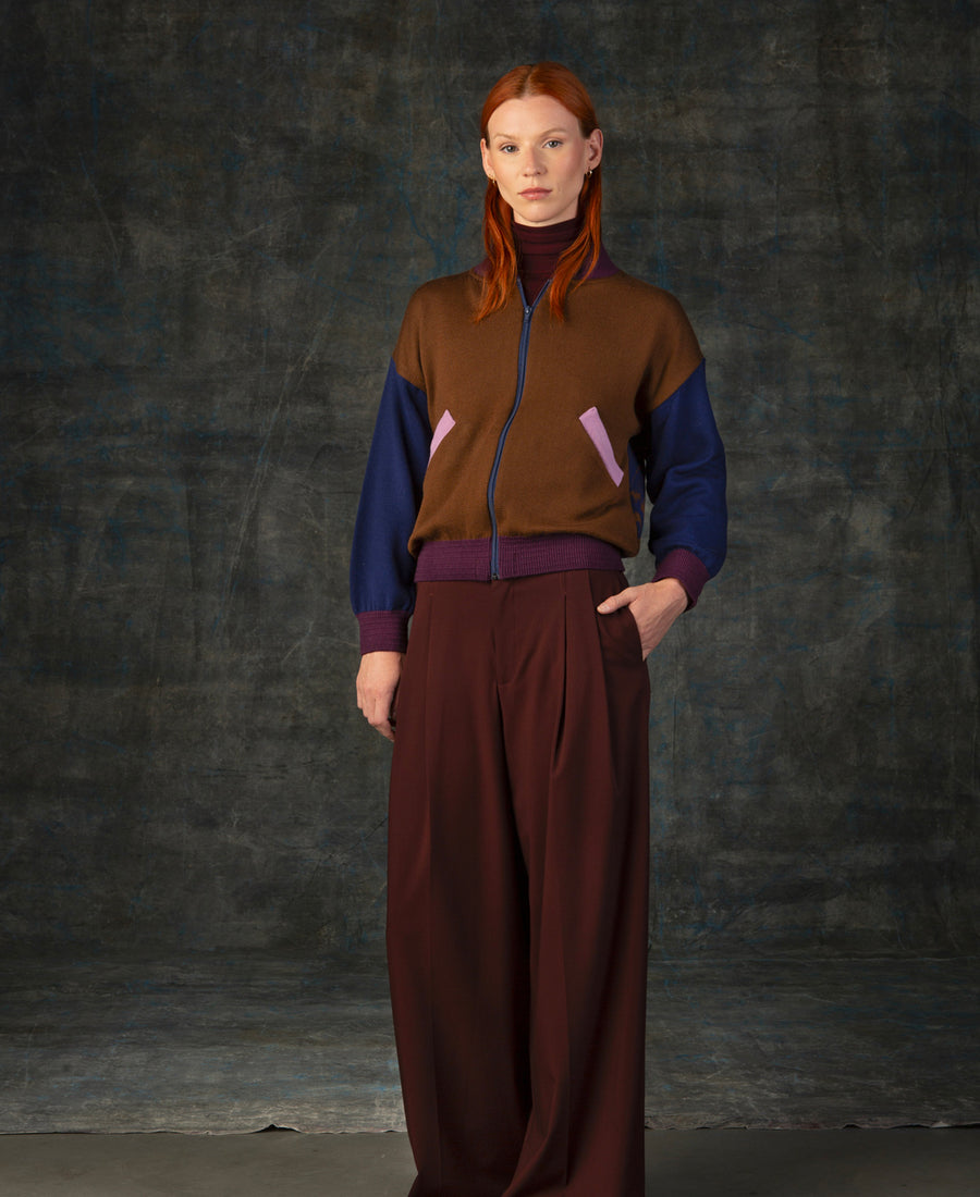 wolvis / jacket NOCTUA cacao (brown)