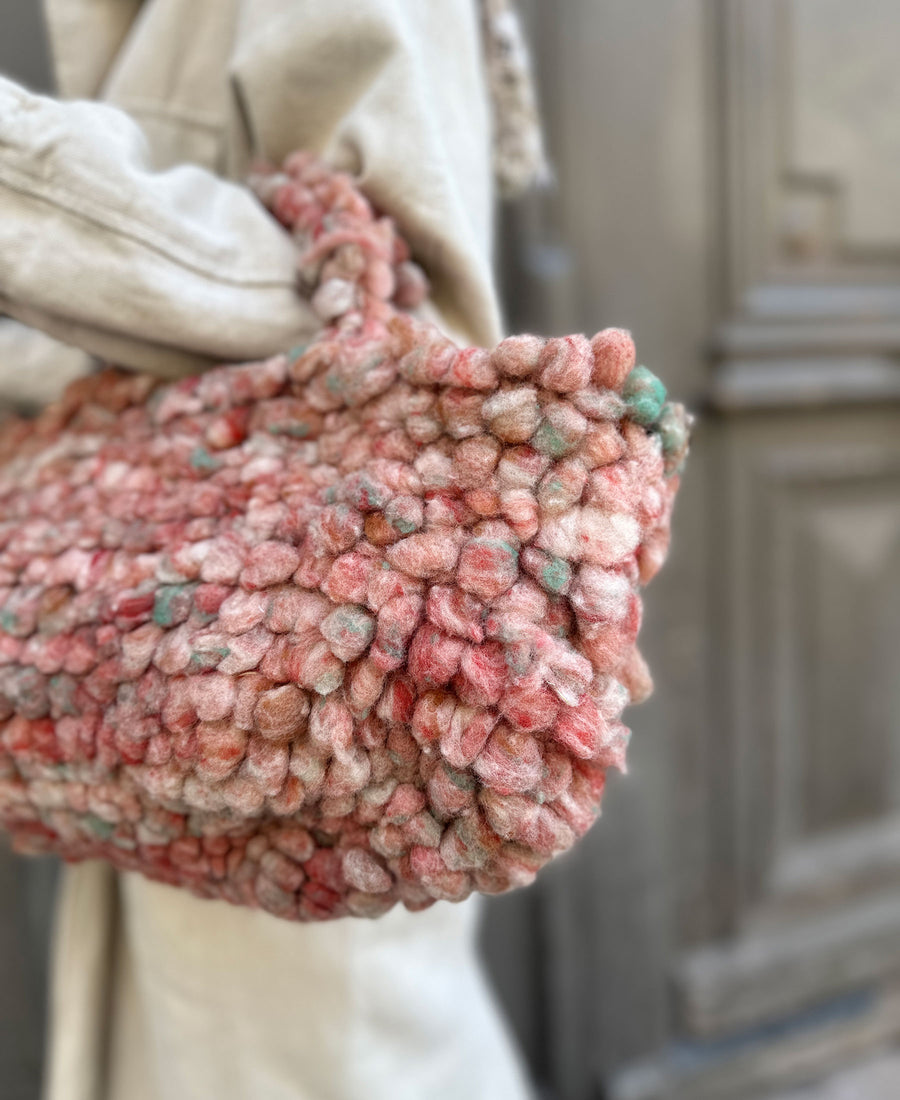 Sophie Digard / wool handbag (S083/CR/CRD)