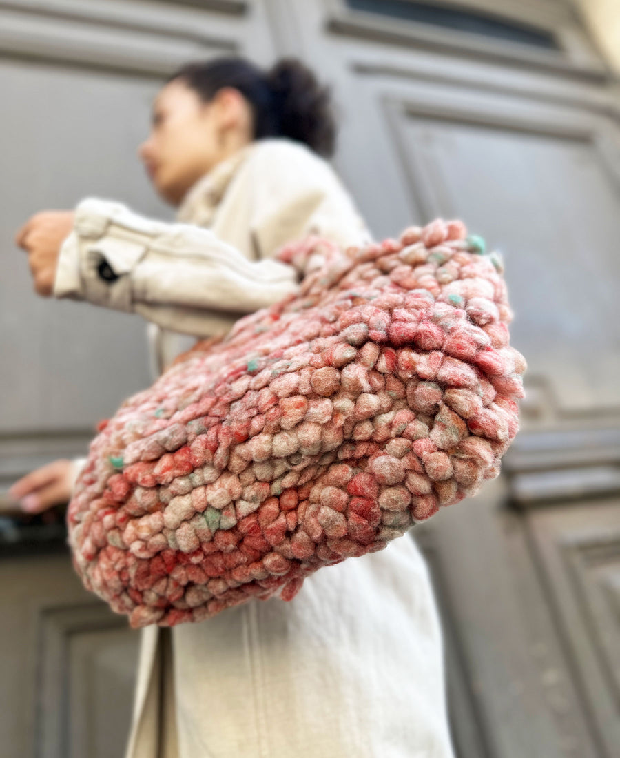 Sophie Digard / wool handbag (S083/CR/CRD)