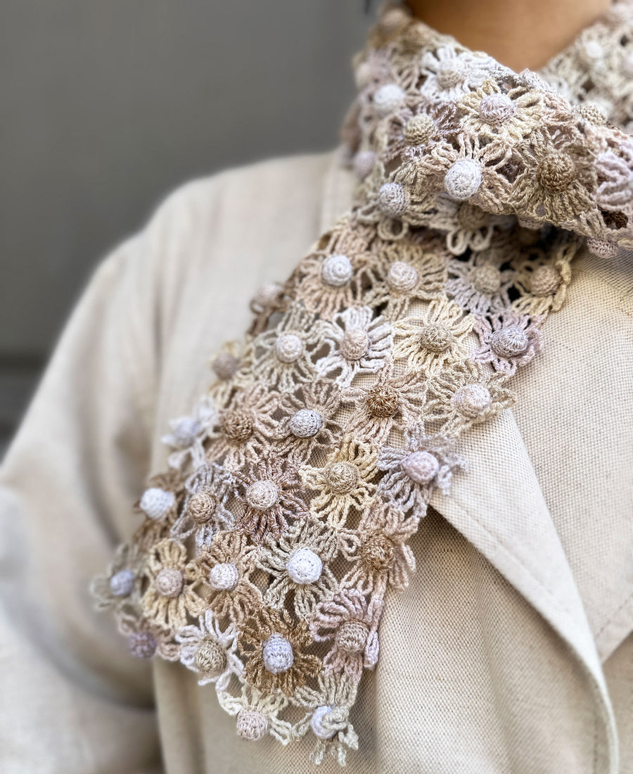 Sophie Digard / linen scarf (E3854/M/LIN)