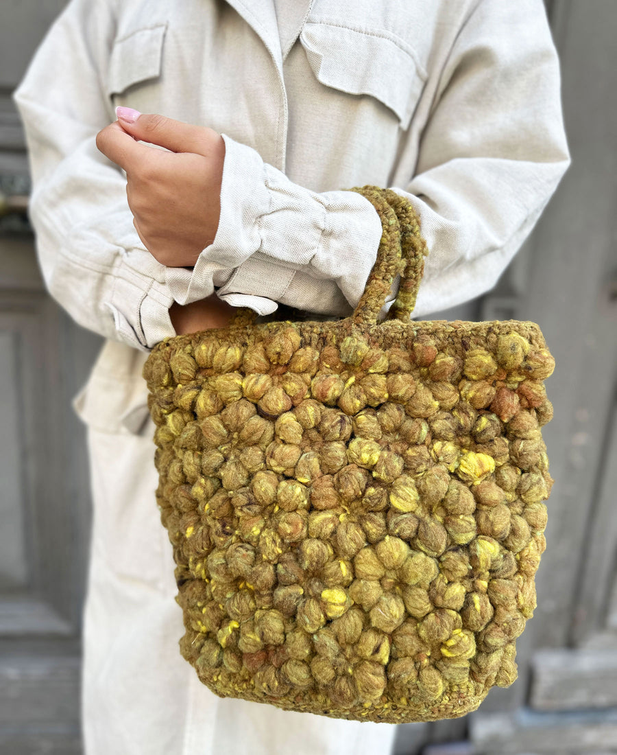 Sophie Digard / wool handbag (S262/3051/CRD)