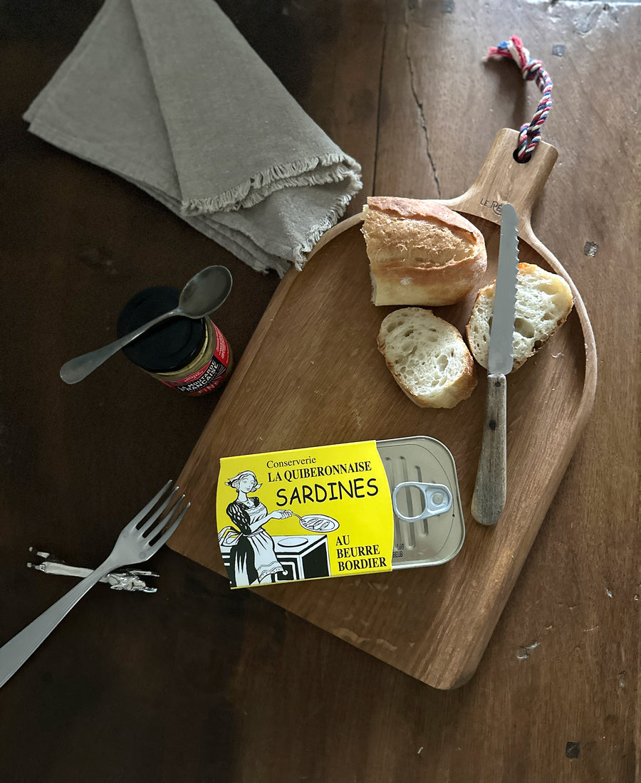 LA QUIBERONNAISE / Sardines au beurre Bordier Nature Demi-Sel