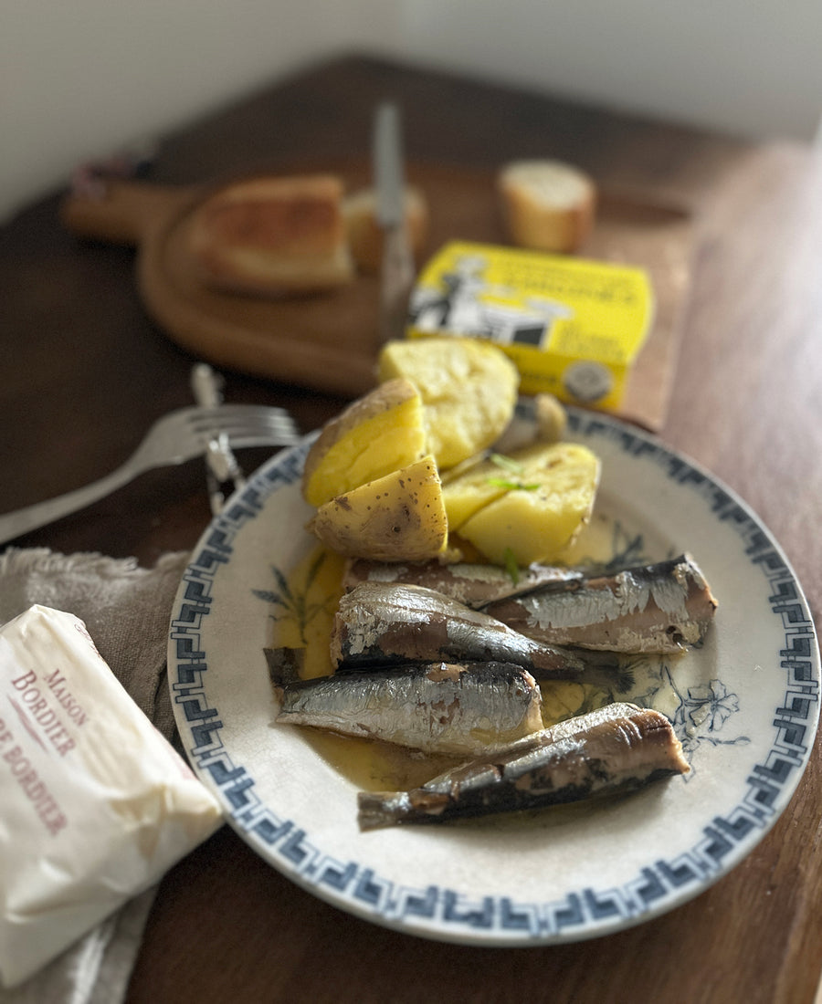 LA QUIBERONNAISE / Sardines au beurre Bordier Nature Demi-Sel