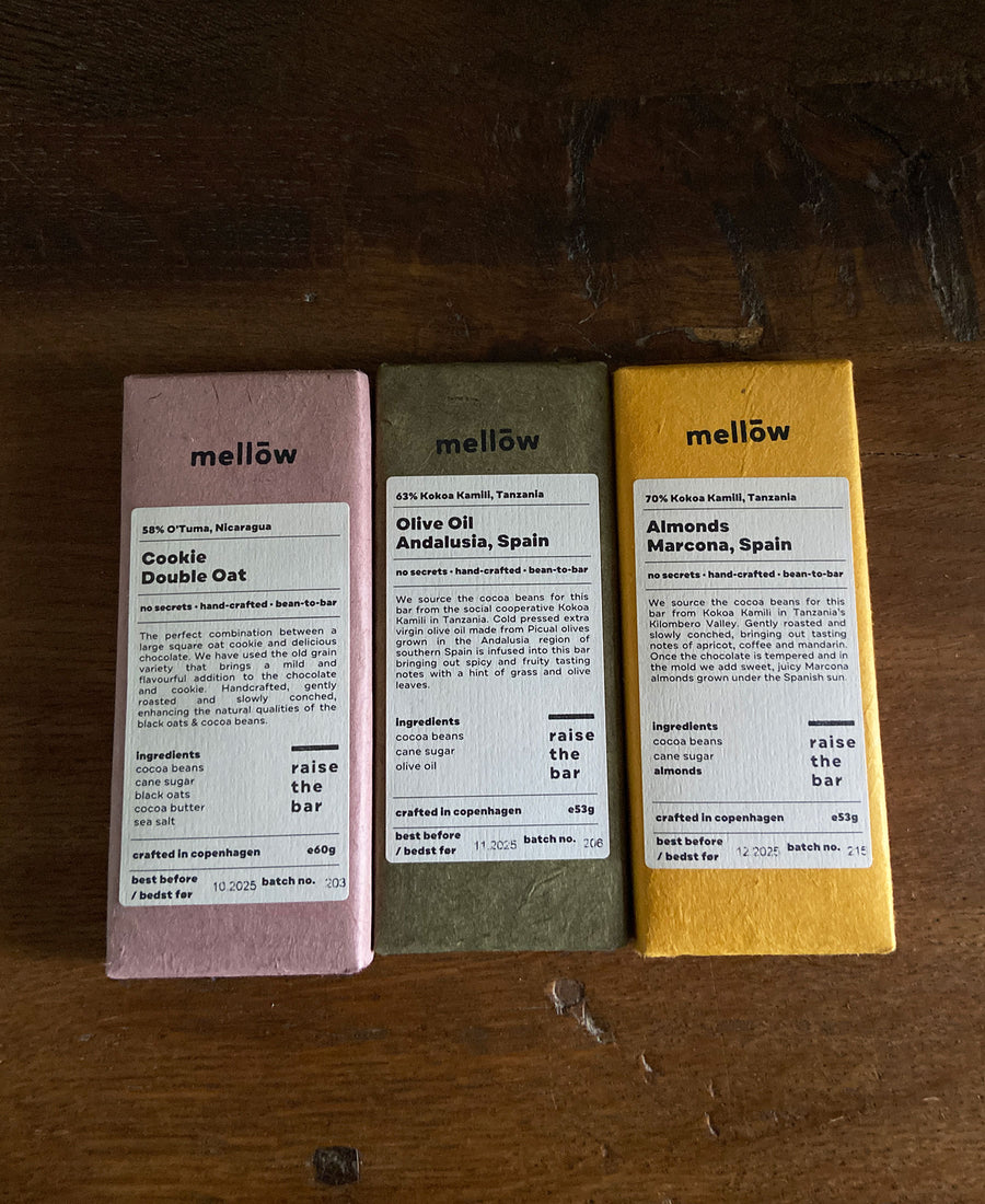 mellow / 3 chocolate bars (Set of 3 x 53g) - B