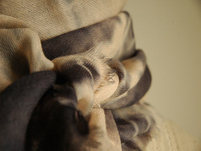 Polder / Finland scarf (tie & dye black)