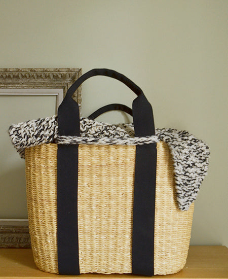 【50%off】MUUN / CABA G basket bag (knit mix ecru)