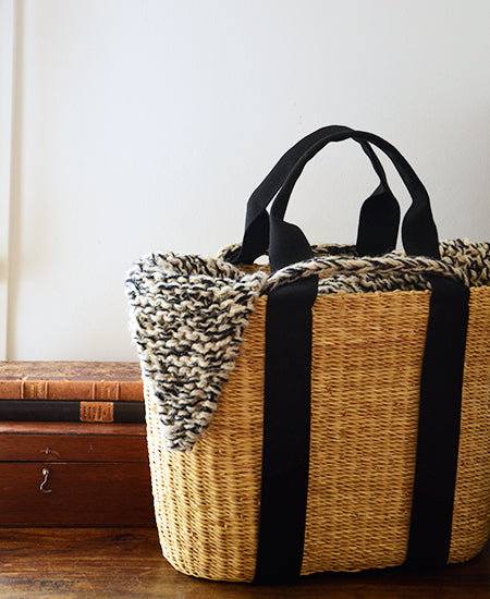 【50%off】MUUN / CABA G basket bag (knit mix ecru)