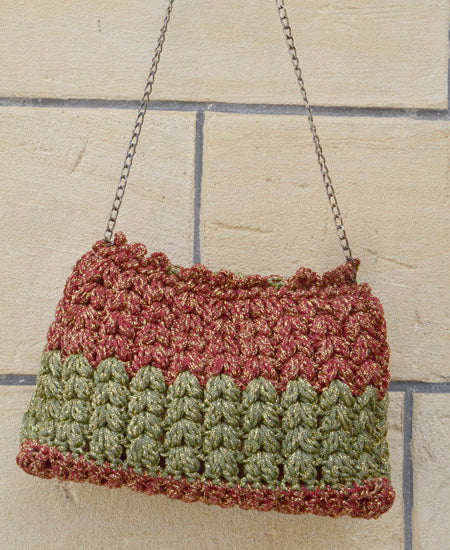 【40%off】Maria La Rosa / bag albalace in crochet fabric (red/green)