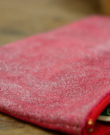 【15%off】Bandit Manchot / leather zipped purse (pink lame)