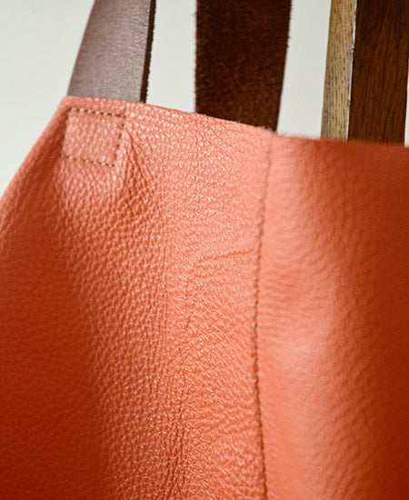 【60%off】Bandit Manchot / leather XL tote bag  (paprika)