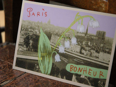 Nathalie Lete Postcard ( Paris Bonheur )