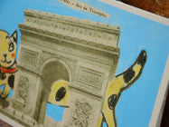 Nathalie Lete Postcard ( Paris, L'arc de triomphe )