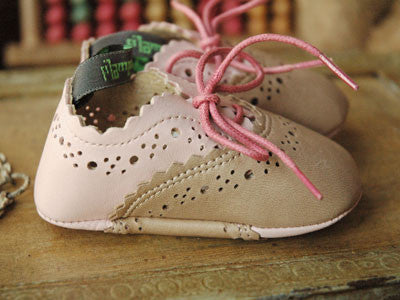 【送料無料】Filament Baby Shoes (Beige et Rose)