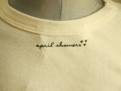 April Showers / T-shirt (vanilla)