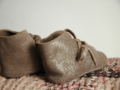 【送料無料】April Showers / Floris baby shoes (bronze)