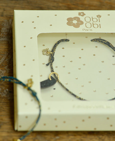 Obi Obi / bracelet chat noir