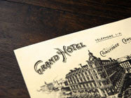 Letter Sets / Grand Hotel (set of 10)