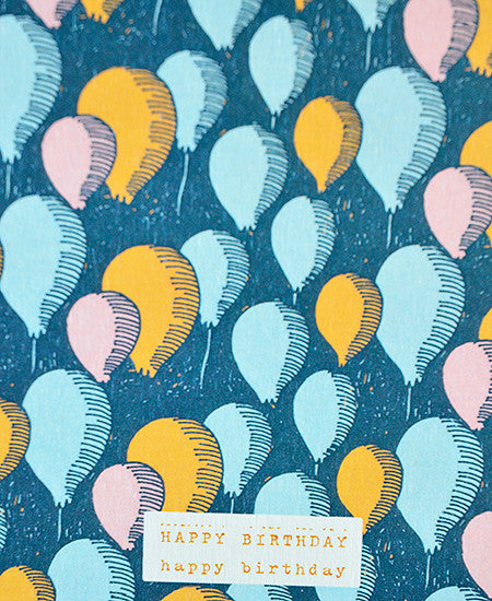 season paper / carte d'anniversaire (all the balloons)