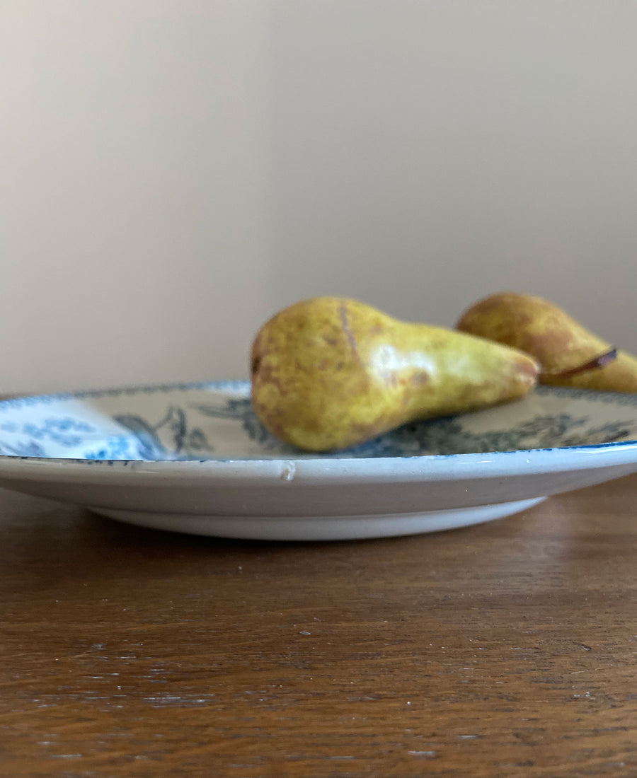 Antique/Vintage / Assiettes creuses (oiseau bleu-A)