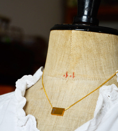 Culotte / vintage necklace (C F V)