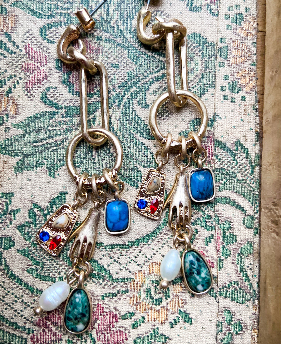 La Coquillette/ VERDE earrings