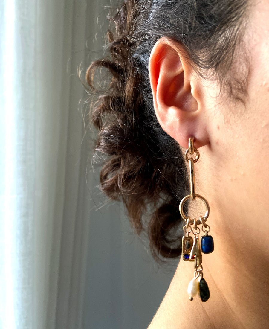 La Coquillette/ VERDE earrings