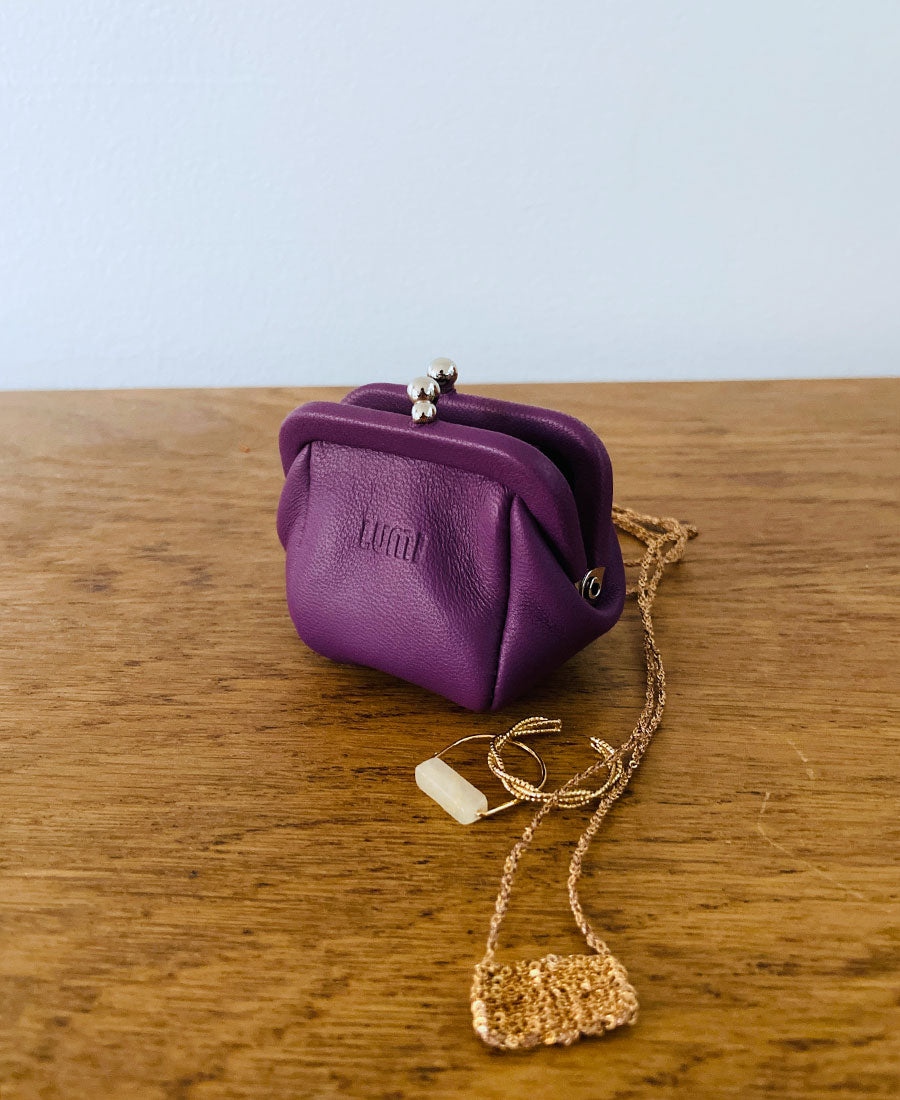 LUMI / aurora jewellery purse (violet)