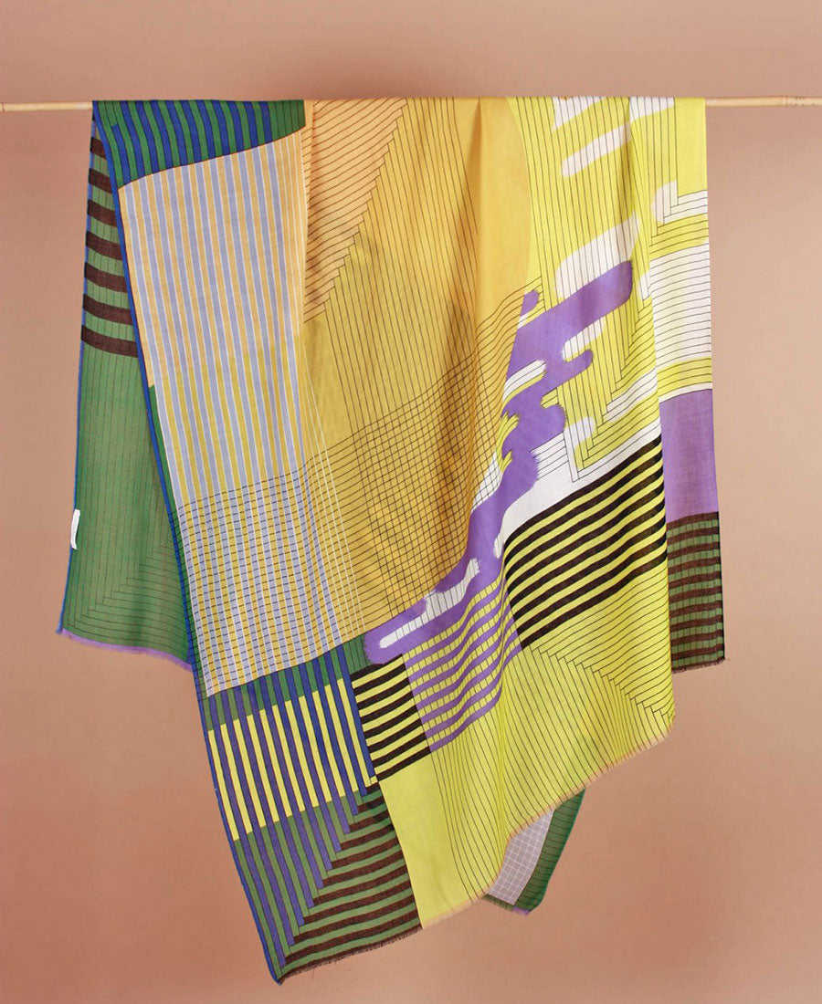 【30%off】Mapoesie / foulard cascade (Lime)
