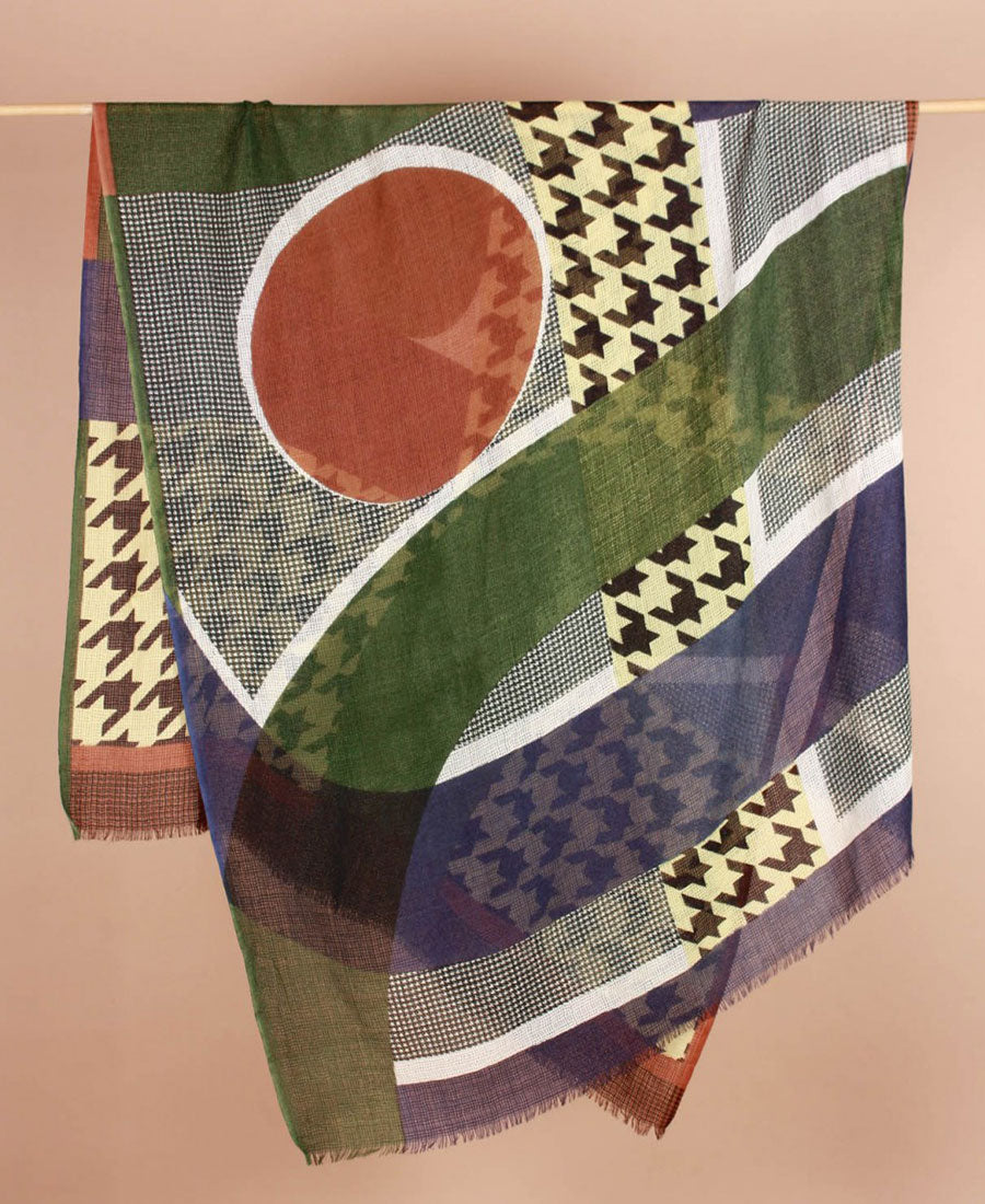 【30%off】Mapoesie / foulard Serventies (Kaki)