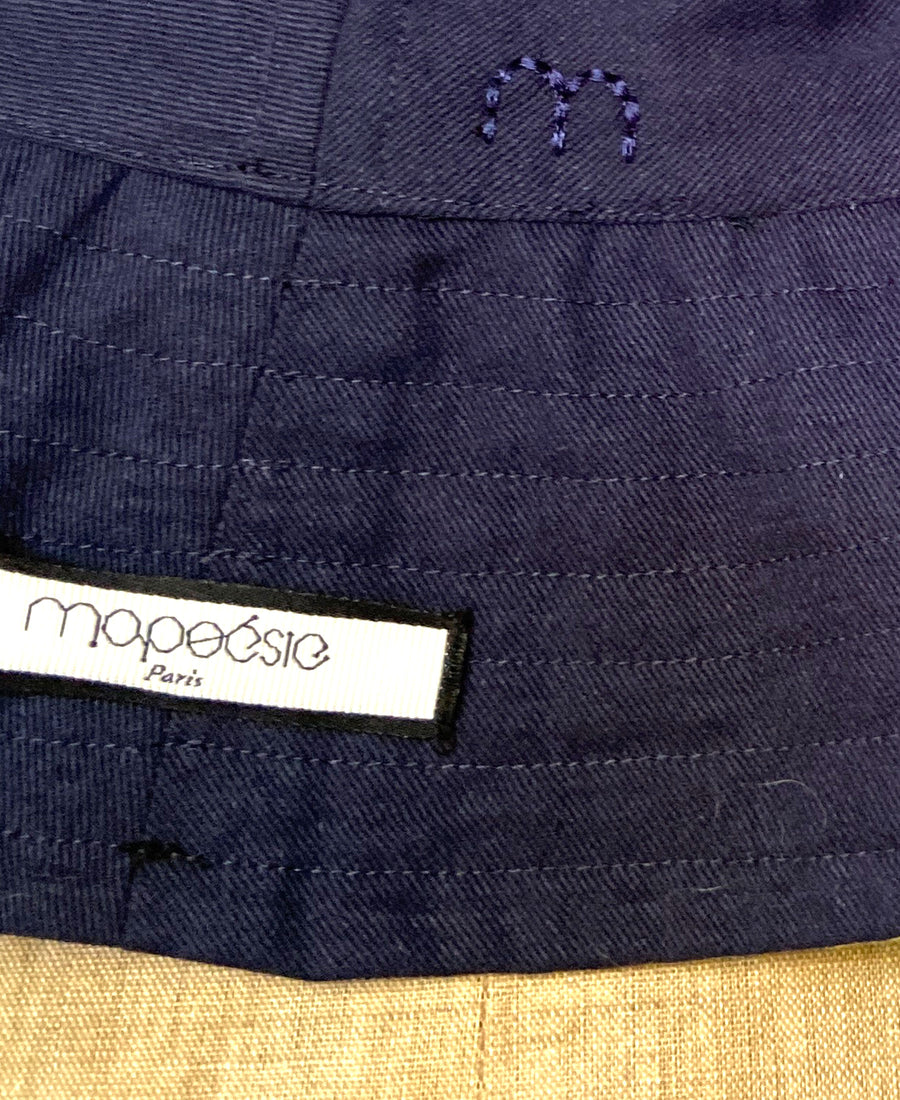 Mapoesie / nino monogramme bucket hat (Kaki)