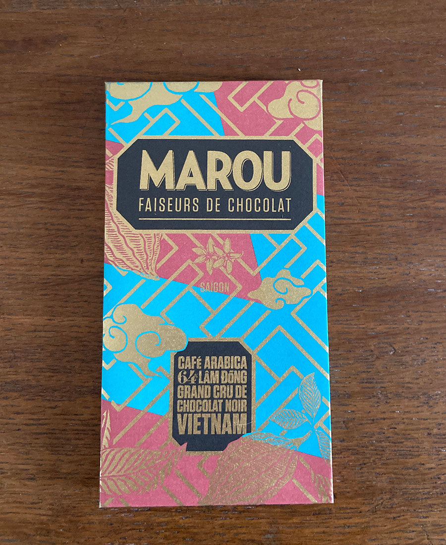 Chocolat MAROU / Lam Dong 64% & Arabica coffee 80g