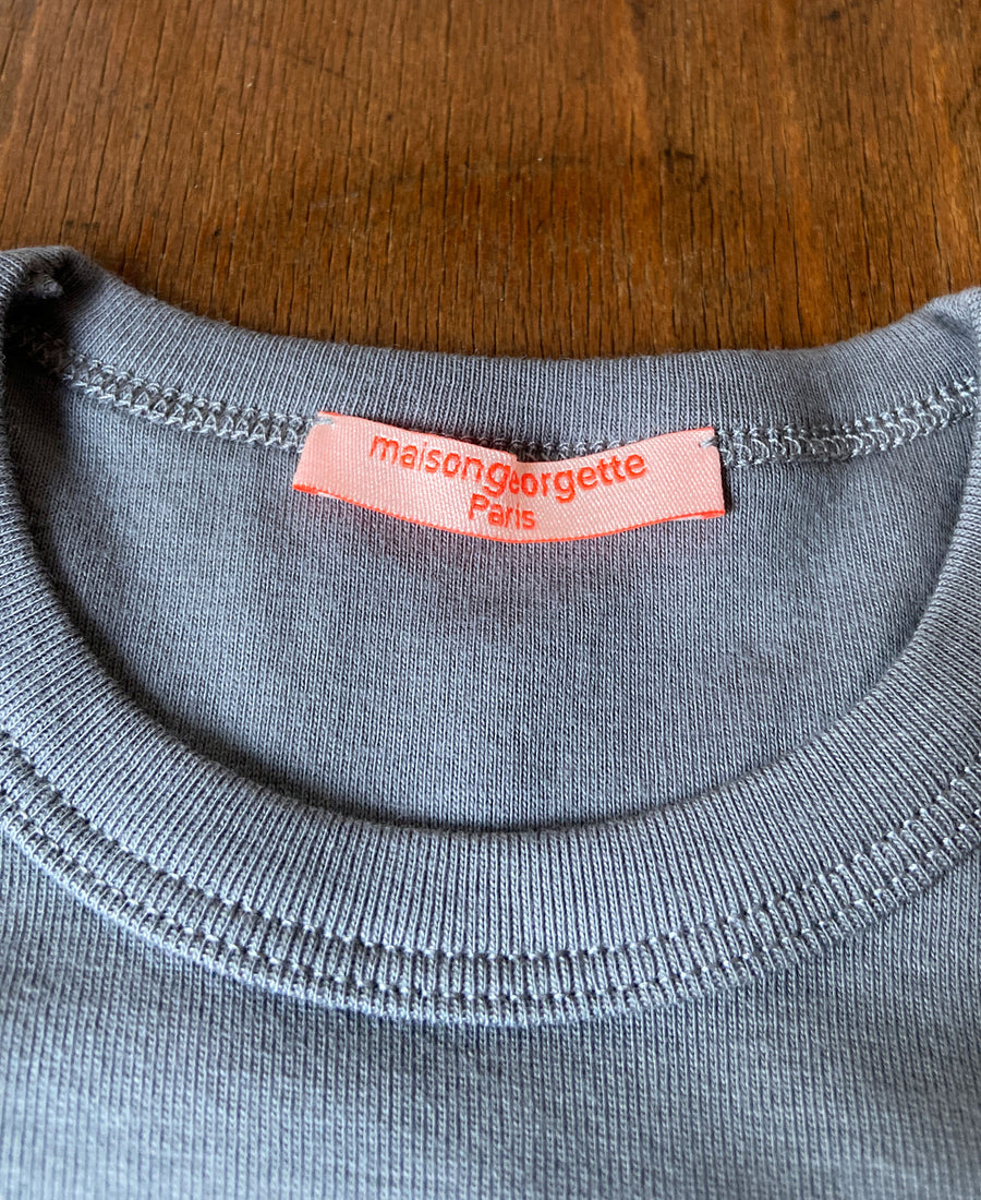 maisongeorgette T-shirts / pivoine (gris)