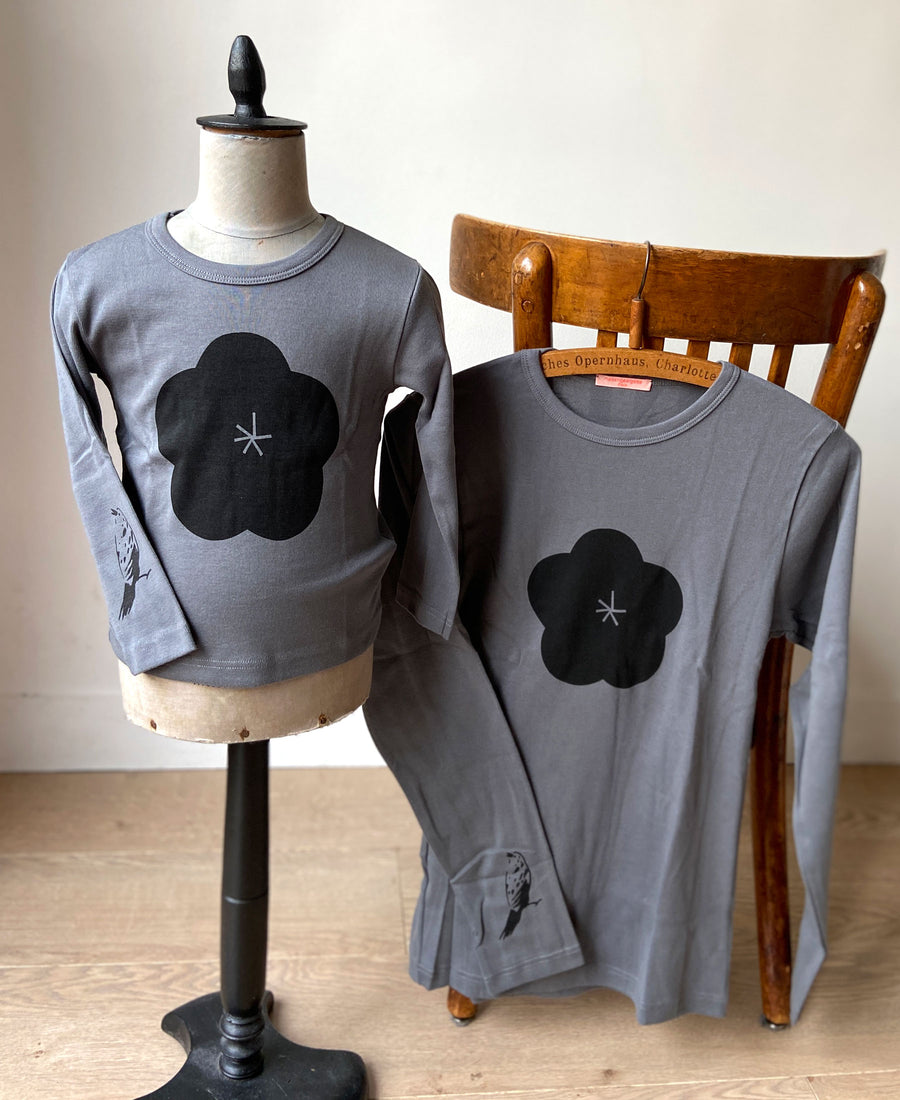 maisongeorgette T-shirts / pivoine (gris)
