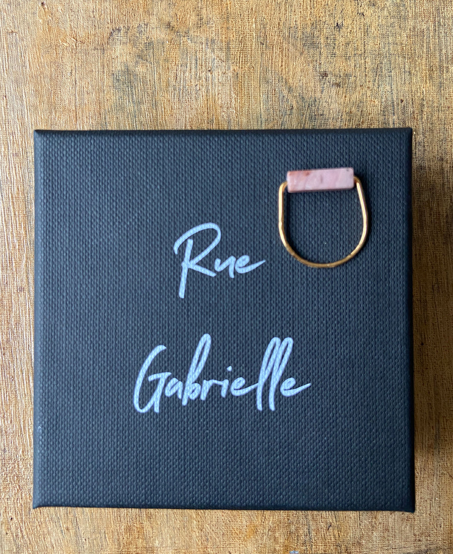 Rue Gabrielle / Rhodonite ring