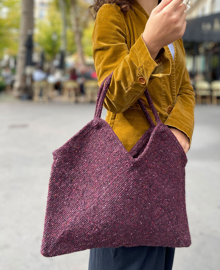 【25%off】Sophie Digard / wool handbag (S042/10-1/XL)