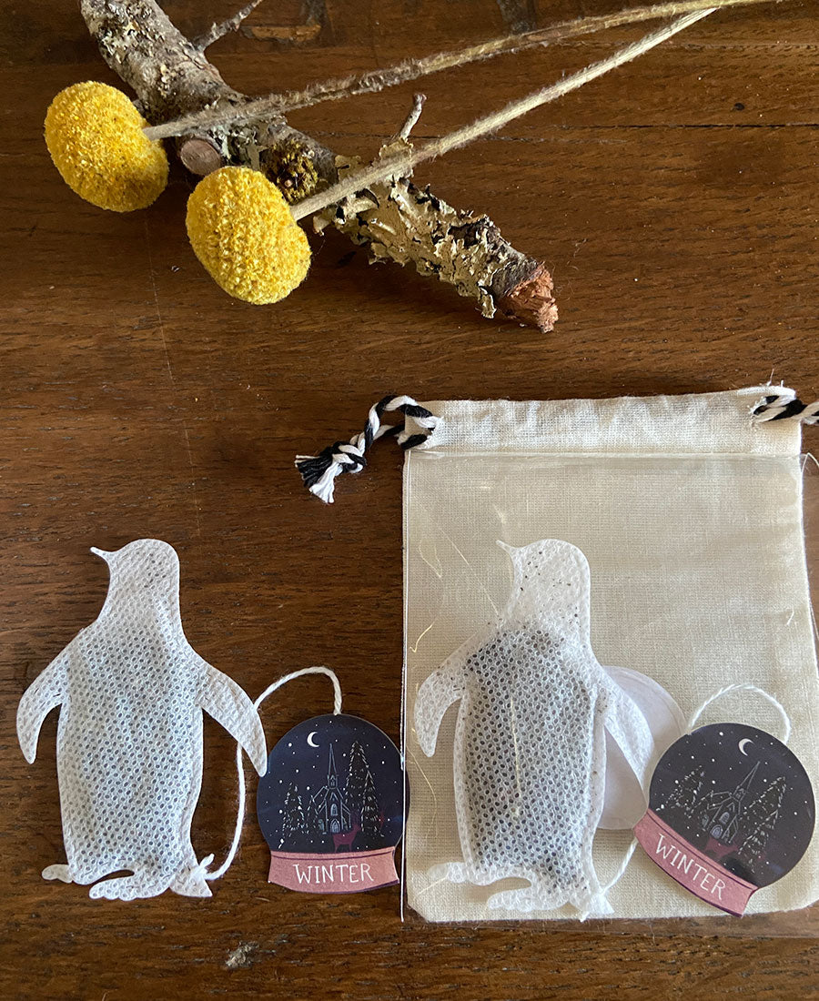 Tea Heritage / Sachets PINGOUINS (Thé vert casse noisette) (set of 5 / set of 2)