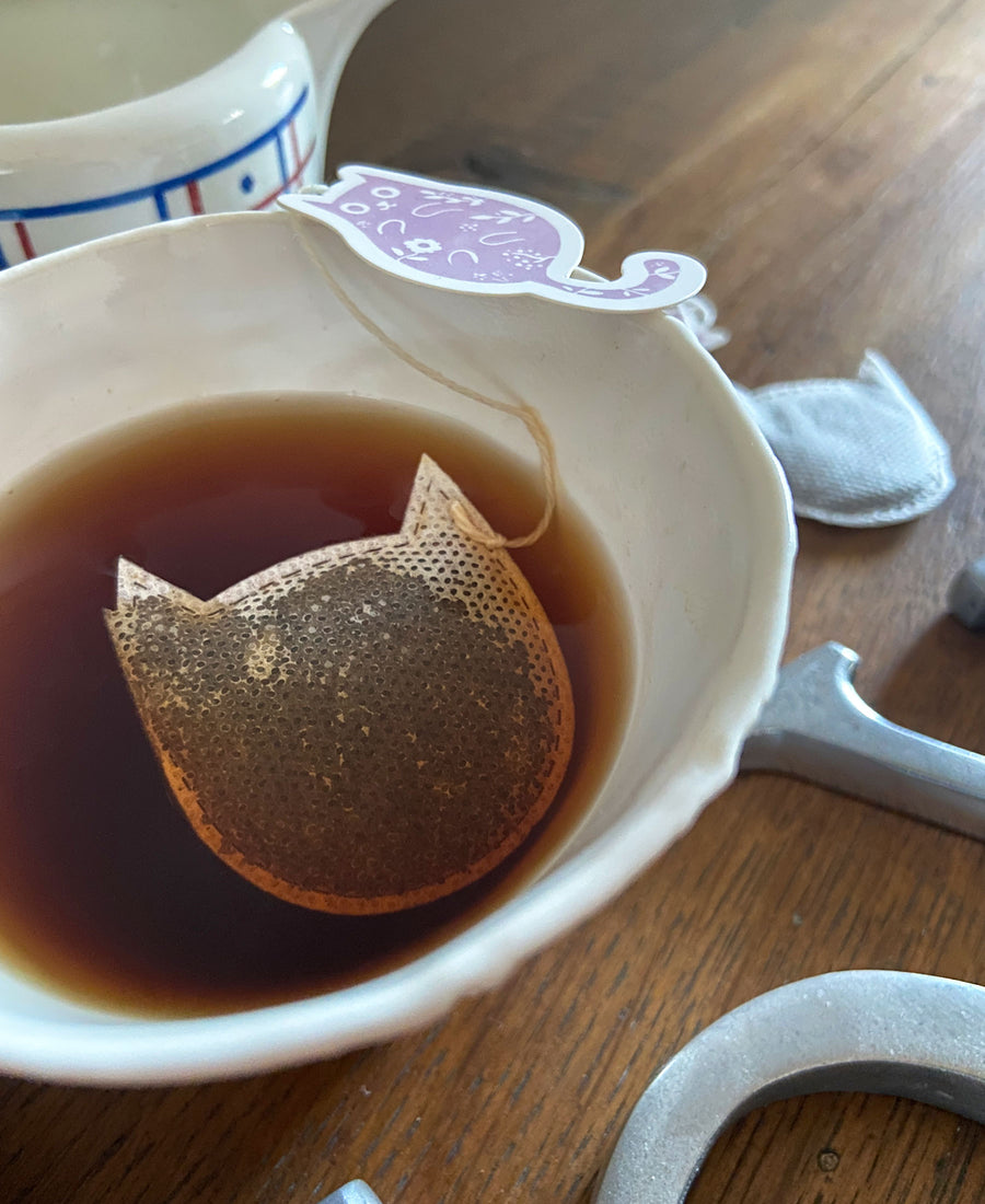 Tea Heritage / Sachets CHAT (English Breakfast - Fleur d'oranger )