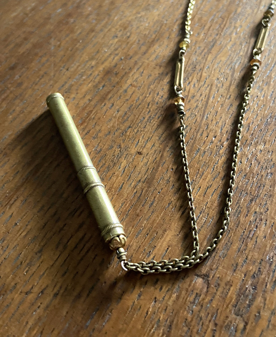 TABITO Jewelry / Vintage lead case necklace (brc03aw21)