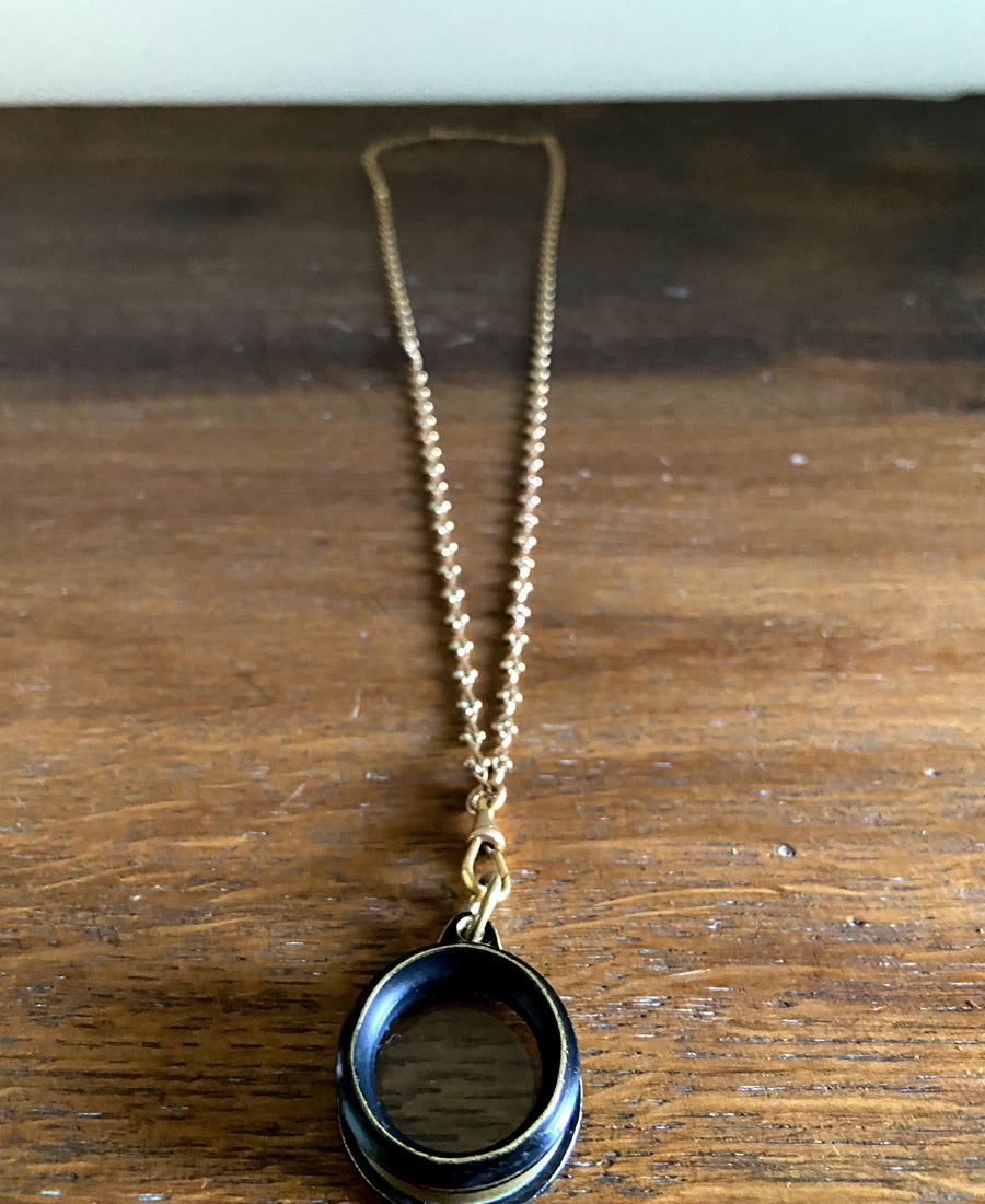 TABITO Jewelry / Magnifying glass necklace, S (rnb02.22)